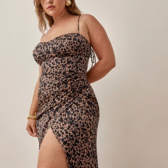 NWT Reformation Marguerite Silk Dress - Picture 1 of 5